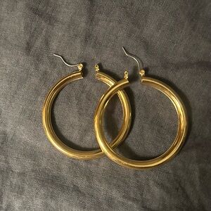 Gold Hoop Earrings - Never Worn